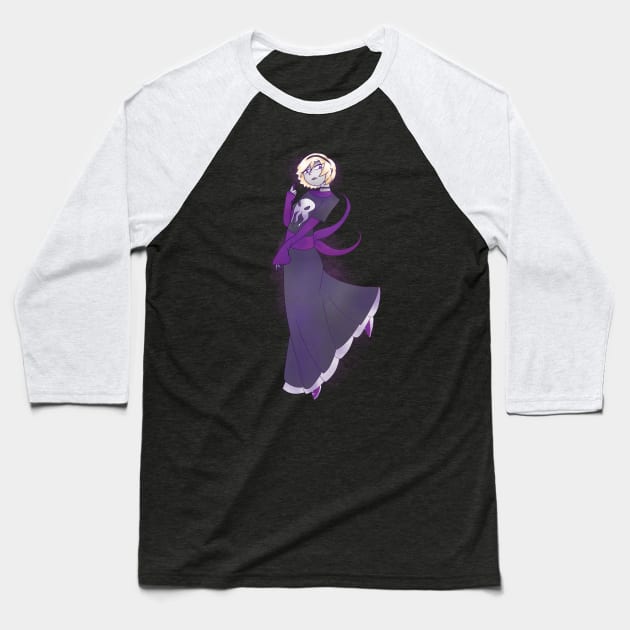 Homestuck Rose Lalonde Grimdark Design Baseball T-Shirt by nhitori